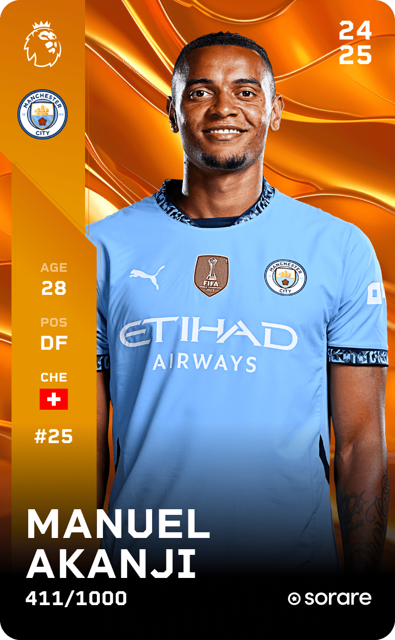 Manuel Akanji 2024-25 • Limited 411/1000