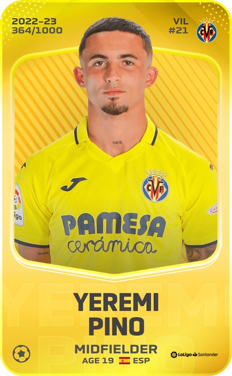 Yeremi Pino 2022-23 • Limited 364/1000