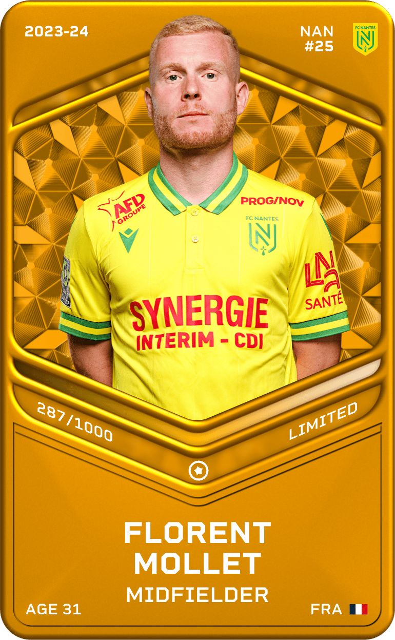 Florent Mollet 2023-24 • Limited 287/1000
