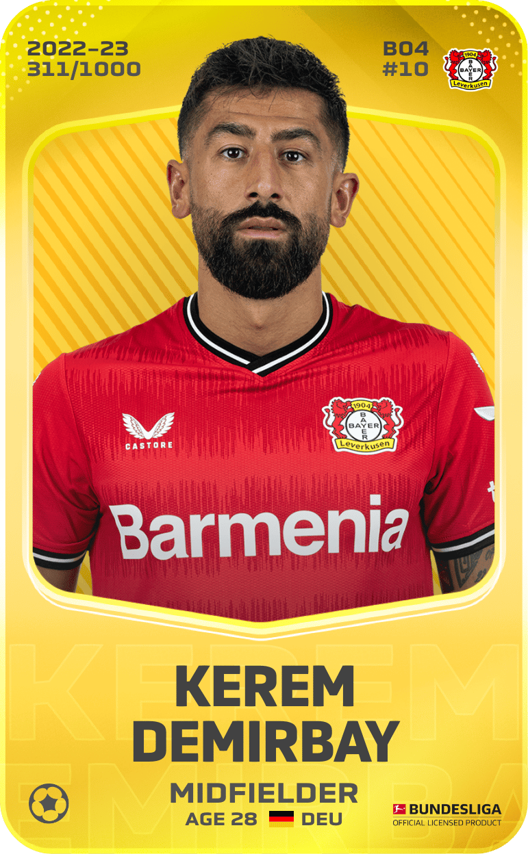 Kerem Demirbay 2022-23 • Limited 311/1000