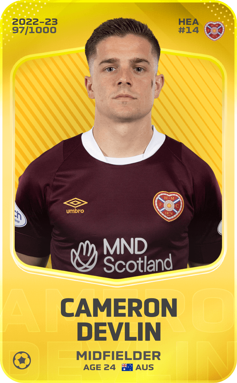 Cameron Devlin 2022-23 • Limited 97/1000