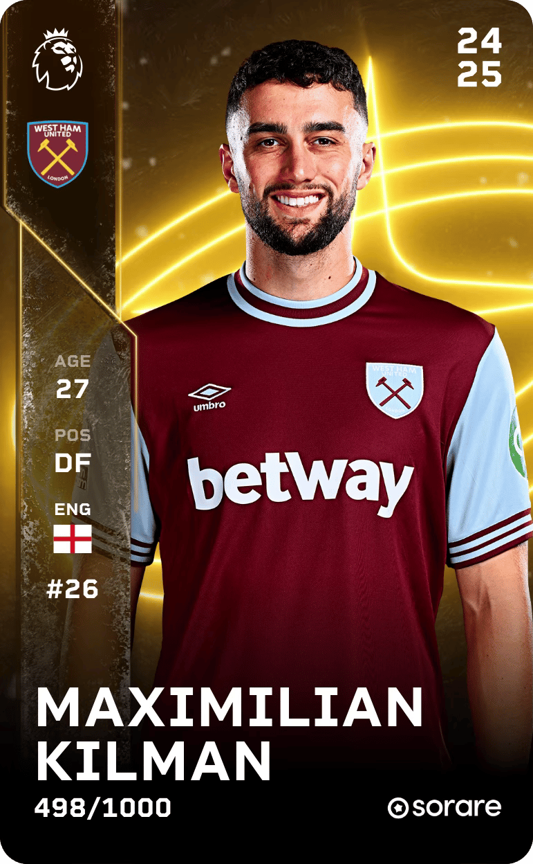 Maximilian Kilman 2024-25 • Limited 498/1000