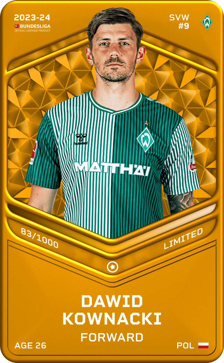 Dawid Kownacki 2023-24 • Limited 83/1000