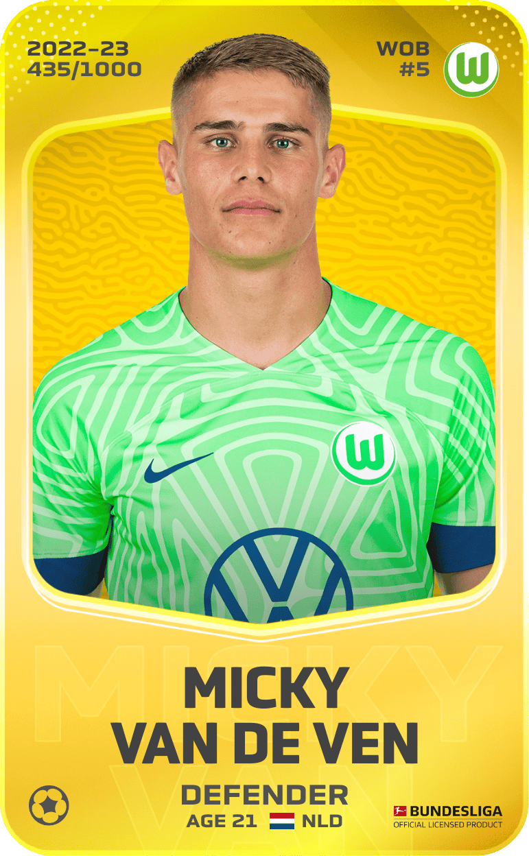 Micky van de Ven 2022-23 • Limited 435/1000
