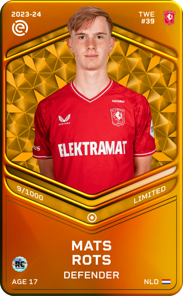 Mats Rots 2023-24 • Limited 9/1000