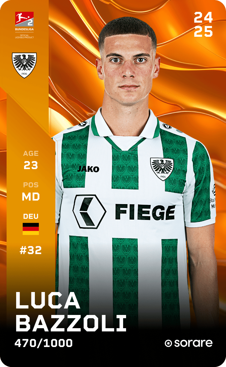 Luca Bazzoli 2024-25 • Limited 470/1000