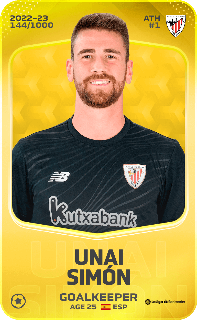 Unai Simón 2022-23 • Limited 144/1000