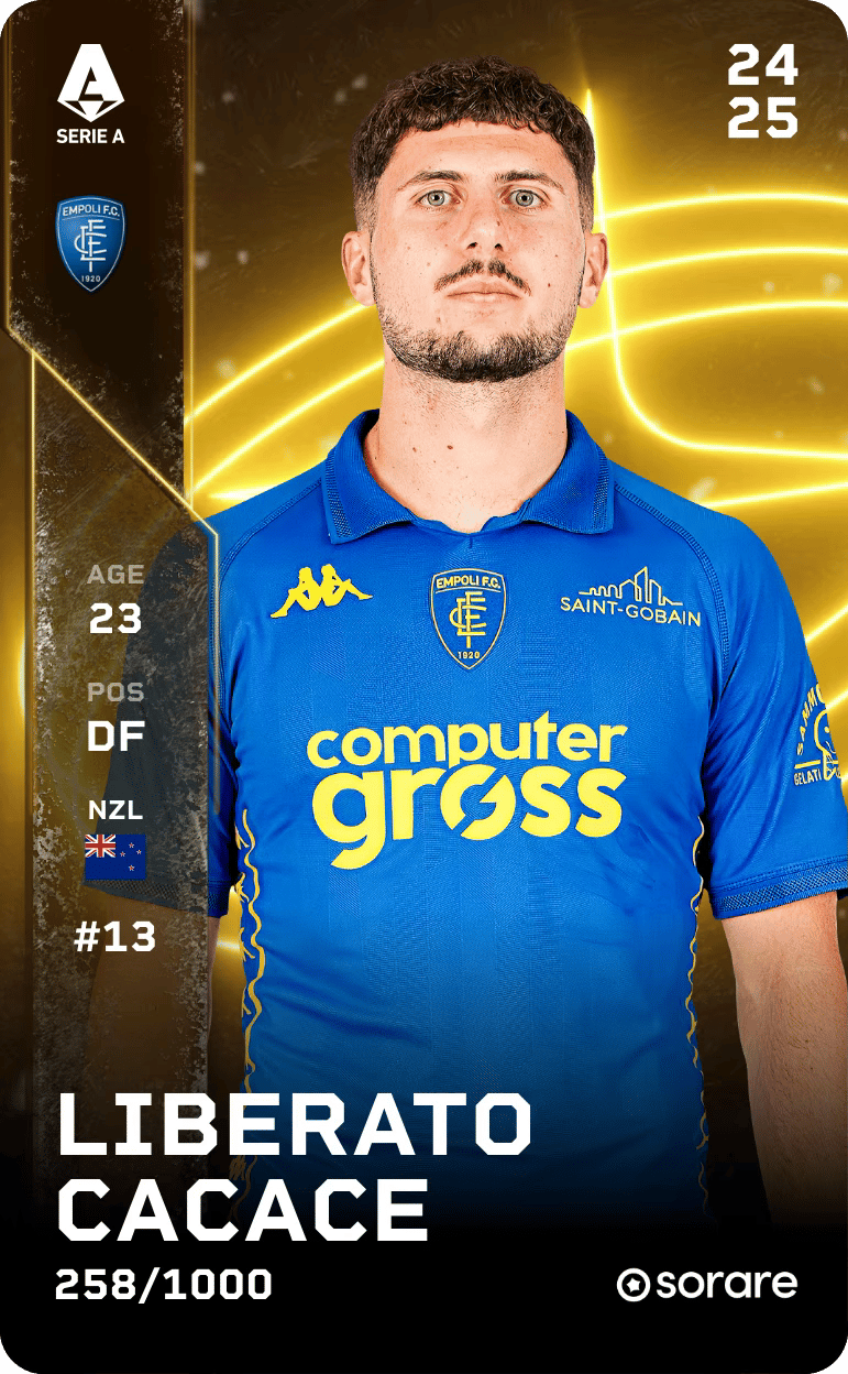 Liberato Cacace 2024-25 • Limited 258/1000