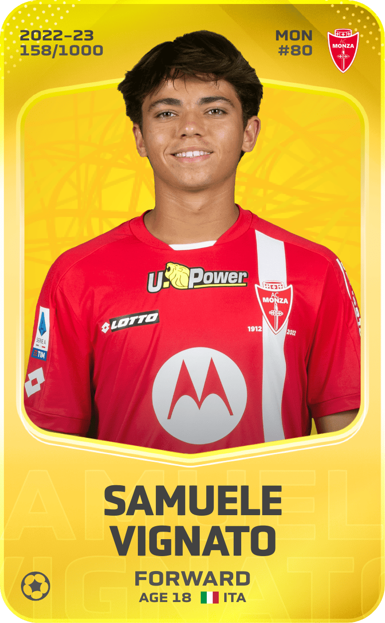 Samuele Vignato 2022-23 • Limited 158/1000