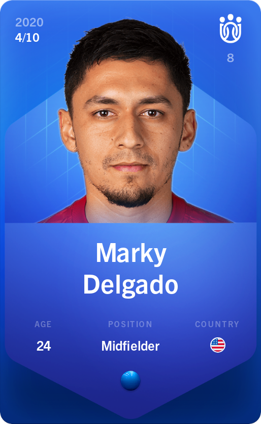 Sorare - Sorare Official - Marky Delgado 2020-21 • Super Rare 4/10 - NFT # 105454199533320928443047295599698619117719417713420422136199748360098651376309
