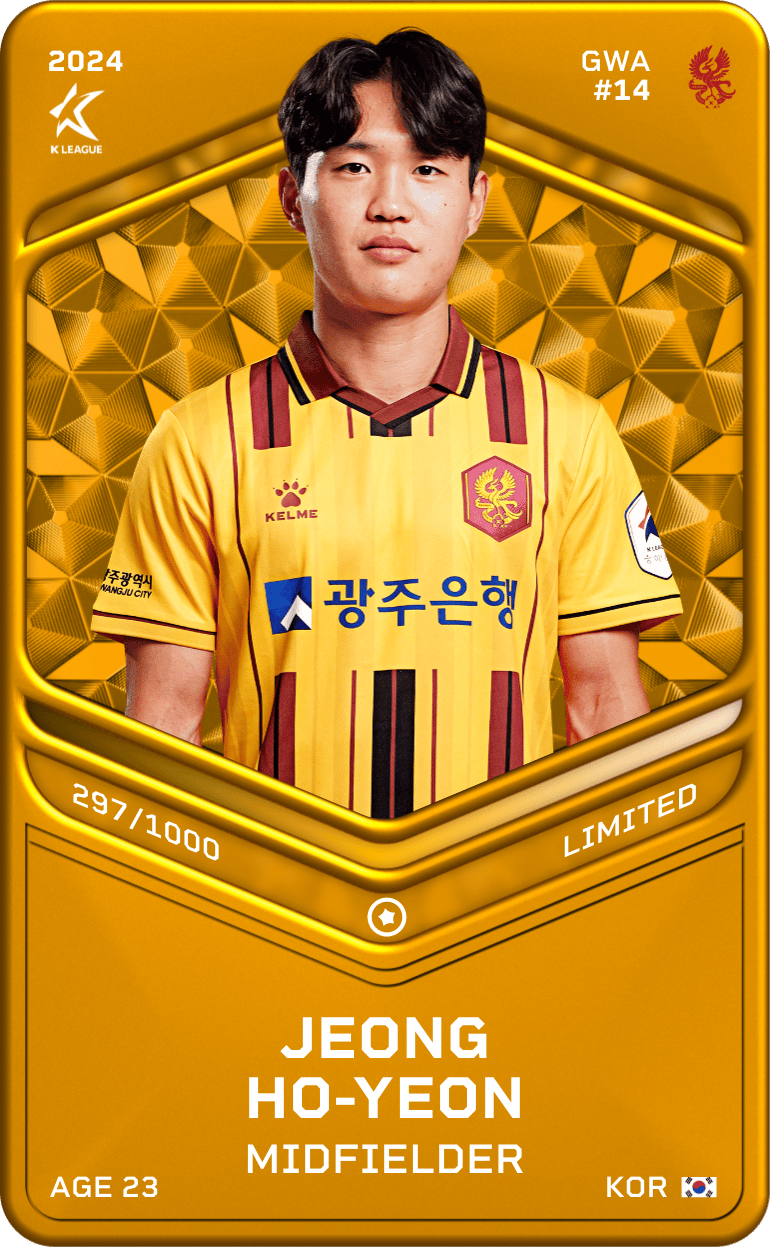 Jeong Ho-Yeon 2024-25 • Limited 297/1000