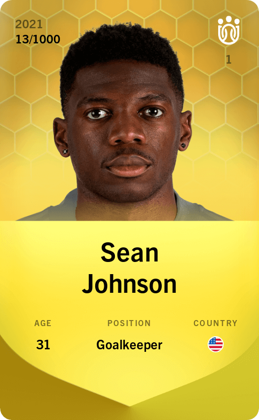 Sean Johnson 2021-22 • Limited 13/1000