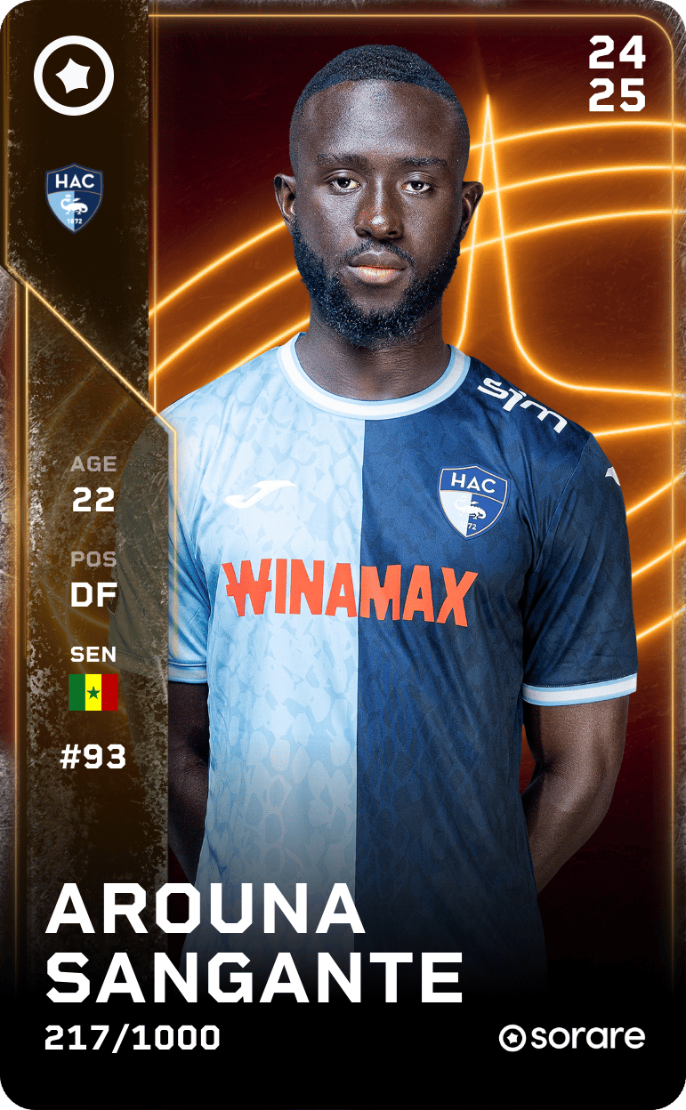 Arouna Sangante 2024-25 • Limited 217/1000