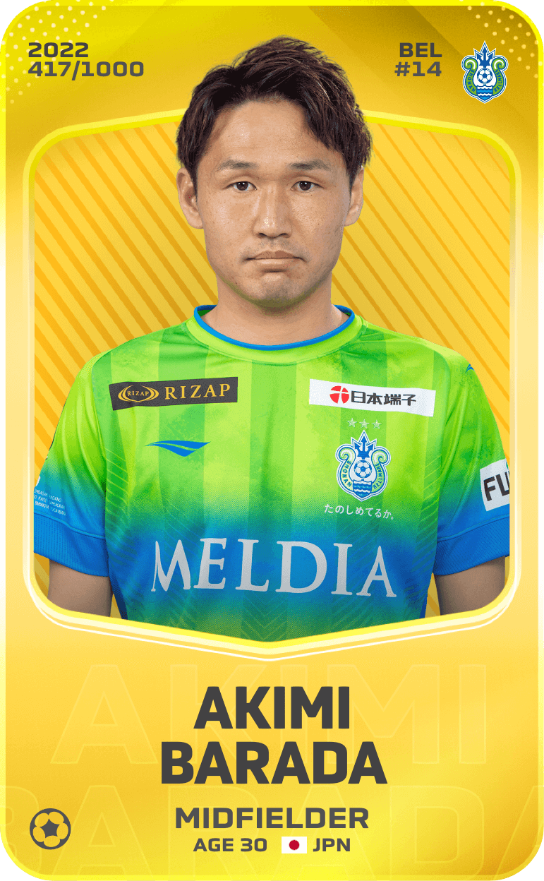Akimi Barada 2022-23 • Limited 417/1000