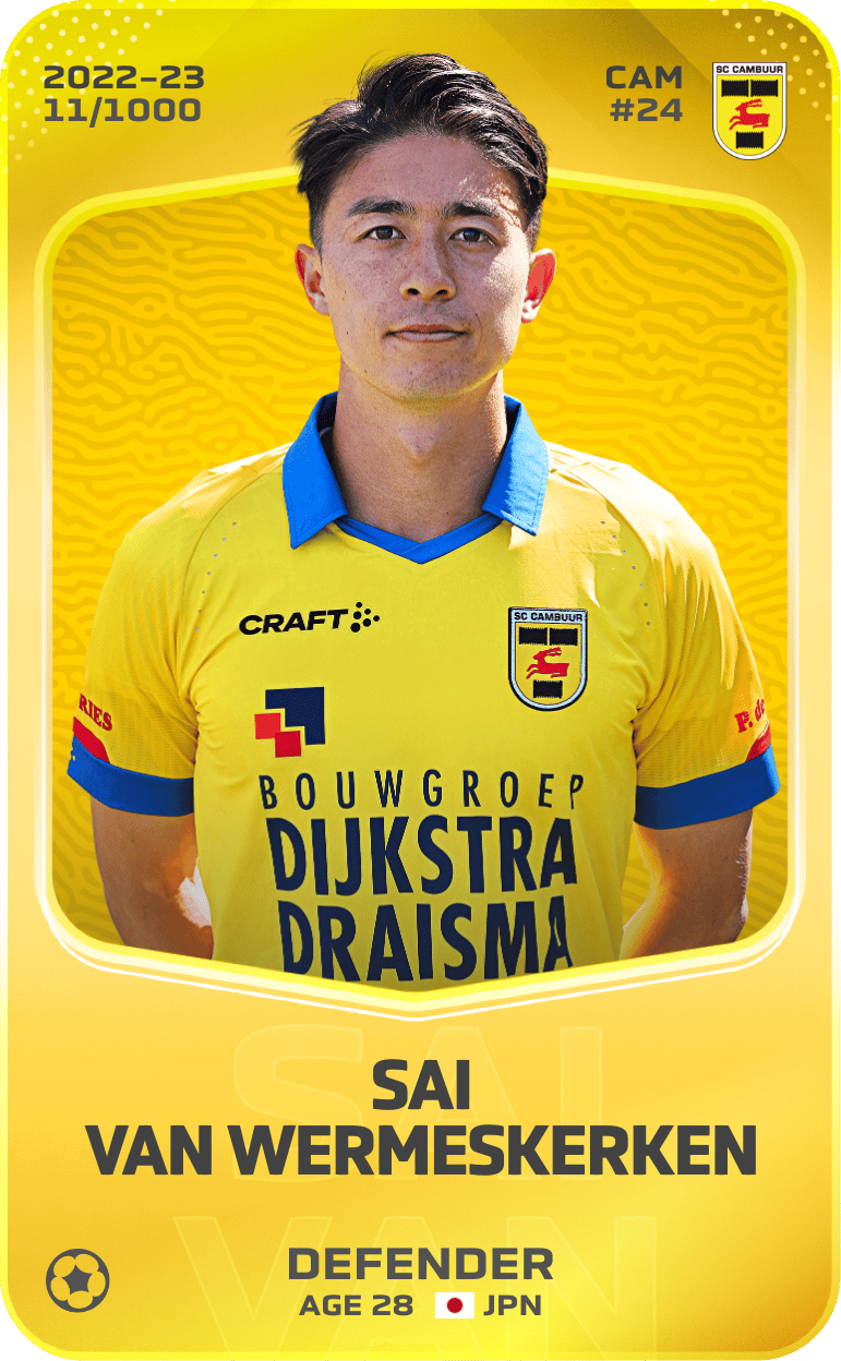 Sai van Wermeskerken 2022-23 • Limited 11/1000