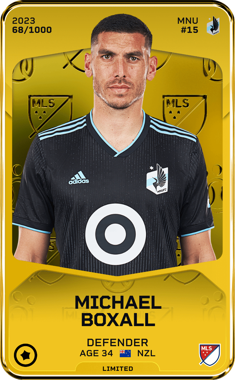 Michael Boxall 2023-24 • Limited 68/1000