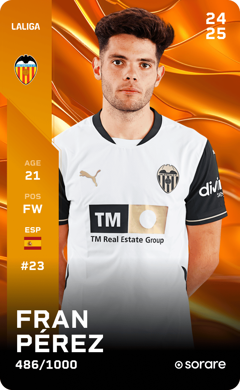 Fran Pérez 2024-25 • Limited 486/1000