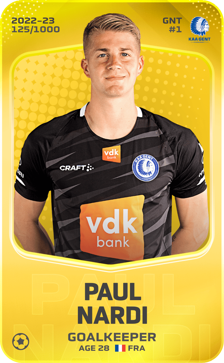 Paul Nardi 2022-23 • Limited 125/1000