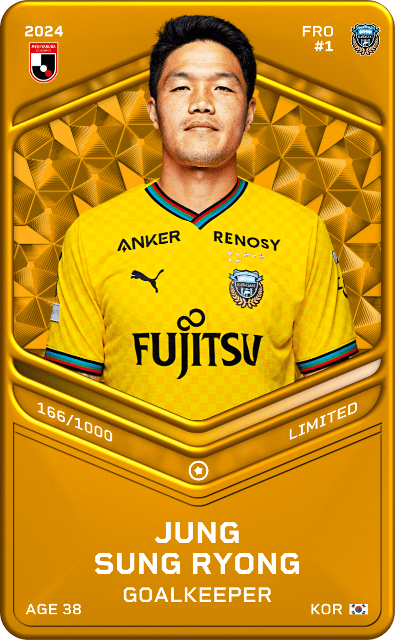 JUNG SUNG RYONG 2024-25 • Limited 166/1000