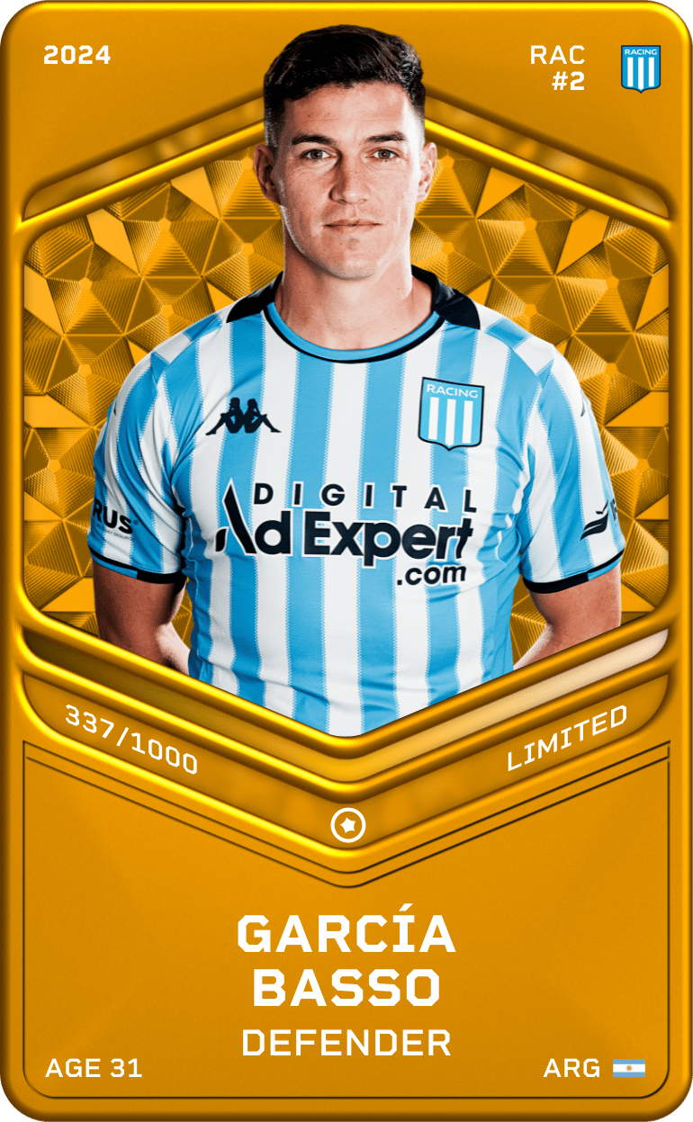 Agustín García 2024-25 • Limited 337/1000