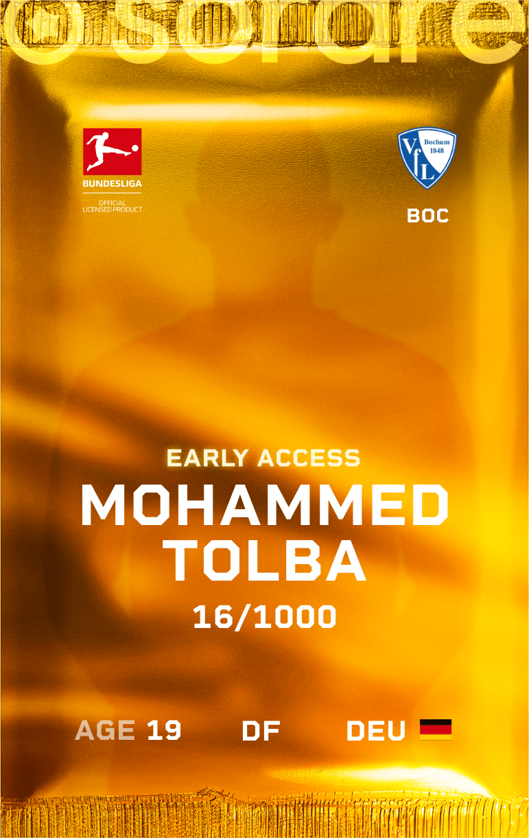 Mohammed Tolba 2024-25 • Limited 16/1000