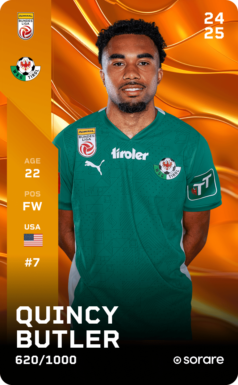 Quincy Butler 2024-25 • Limited 620/1000
