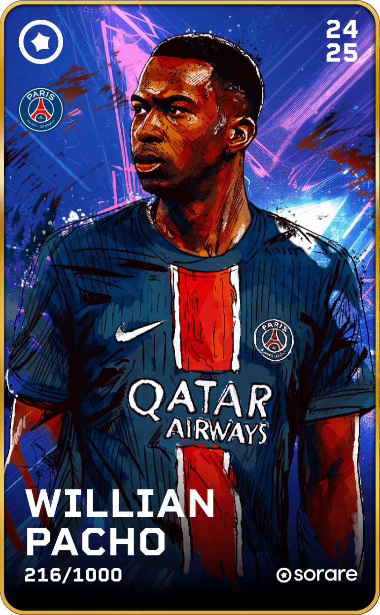 Willian Pacho 2024-25 • Limited 216/1000