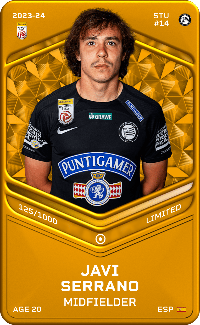 Javi Serrano 2023-24 • Limited 125/1000