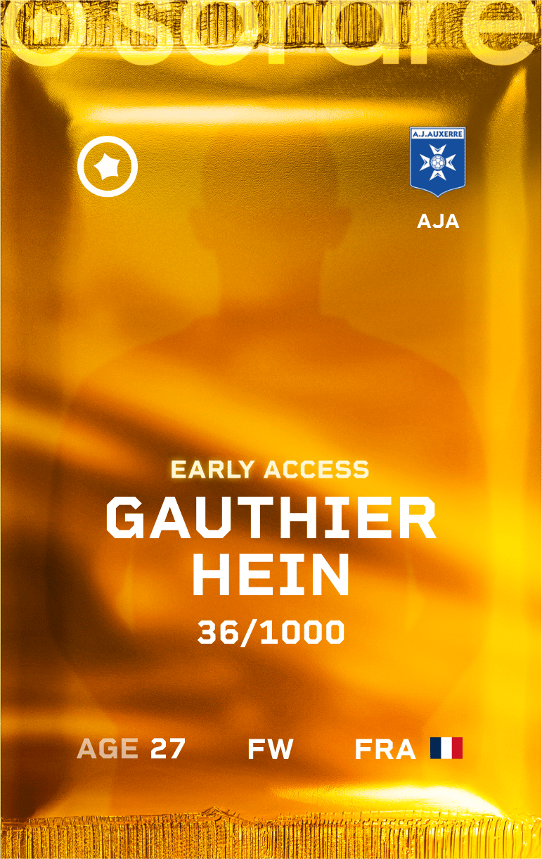Gauthier Hein 2024-25 • Limited 36/1000