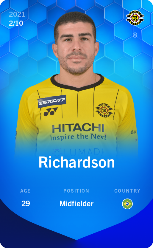 Sorare - Sorare Official - Richardson 2021-22 • Super Rare 2/10 - NFT # 75551132856907747432309471916680933955659573751877794094193619659627677165210