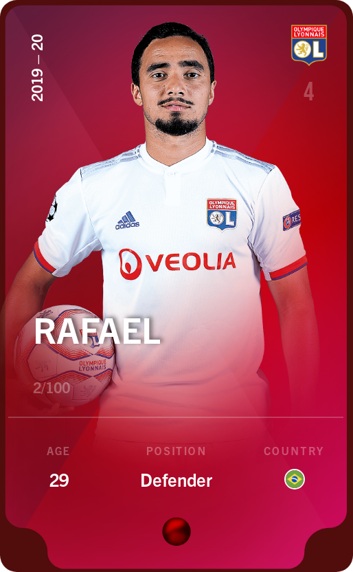 Sorare - Sorare Official - Rafael 2019-20 • Rare 2/100 - NFT # 42284156475423841682154041707419922470495104769546179608043764938600451113591