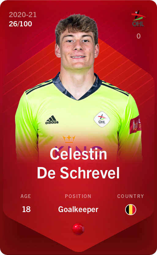 Sorare - Sorare Official - Celestin De Schrevel 2020-21 • Rare 26/100 - NFT # 18448641013811174893295344298749343693970153726441036713930780652209874613371