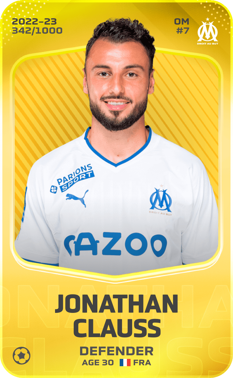 Jonathan Clauss 2022-23 • Limited 342/1000