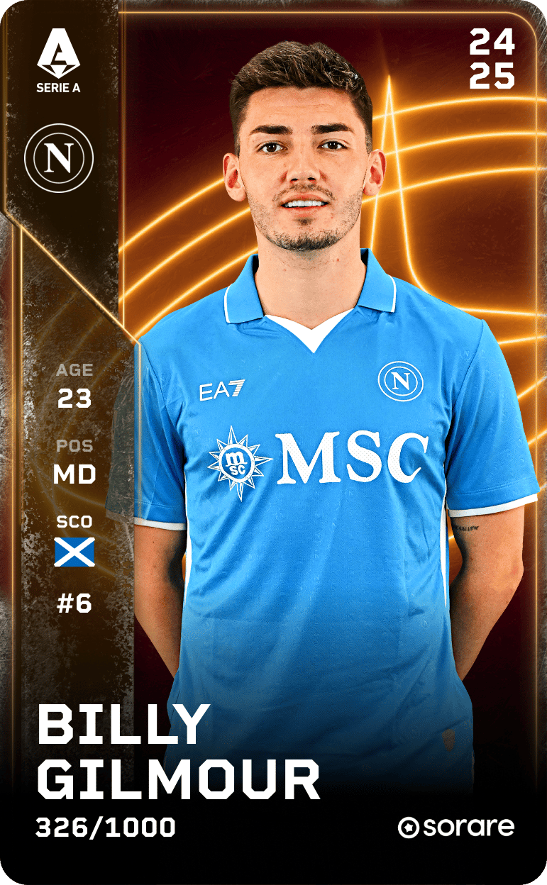 Billy Gilmour 2024-25 • Limited 326/1000