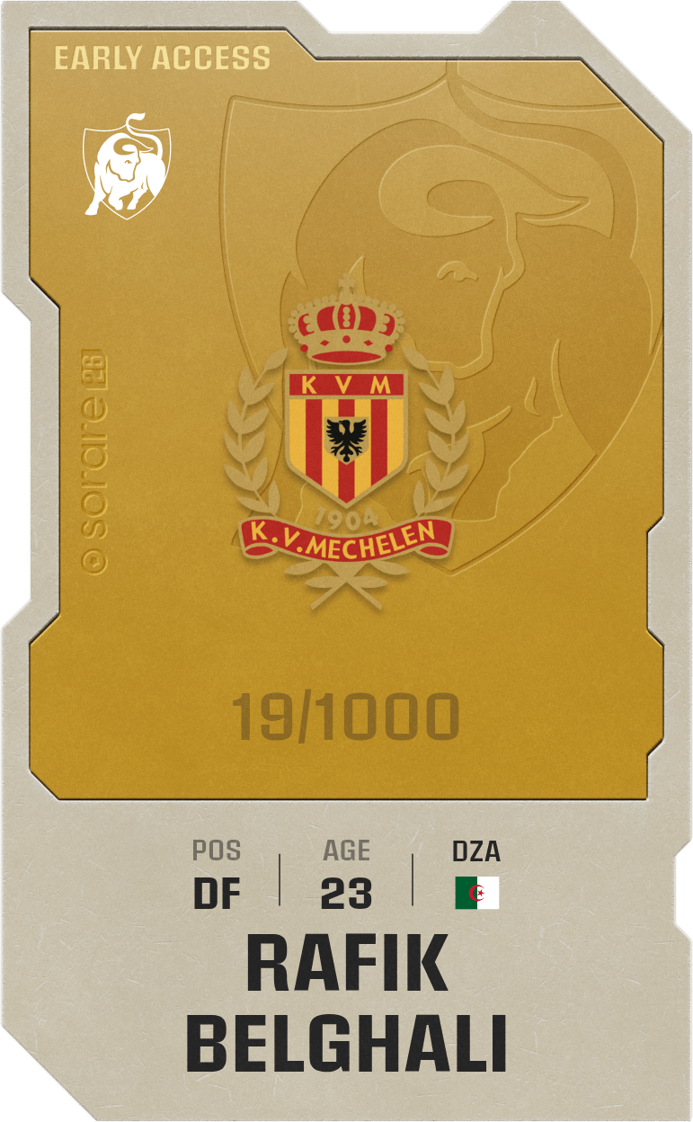 Rafik Belghali 2025-26 • Limited 19/1000