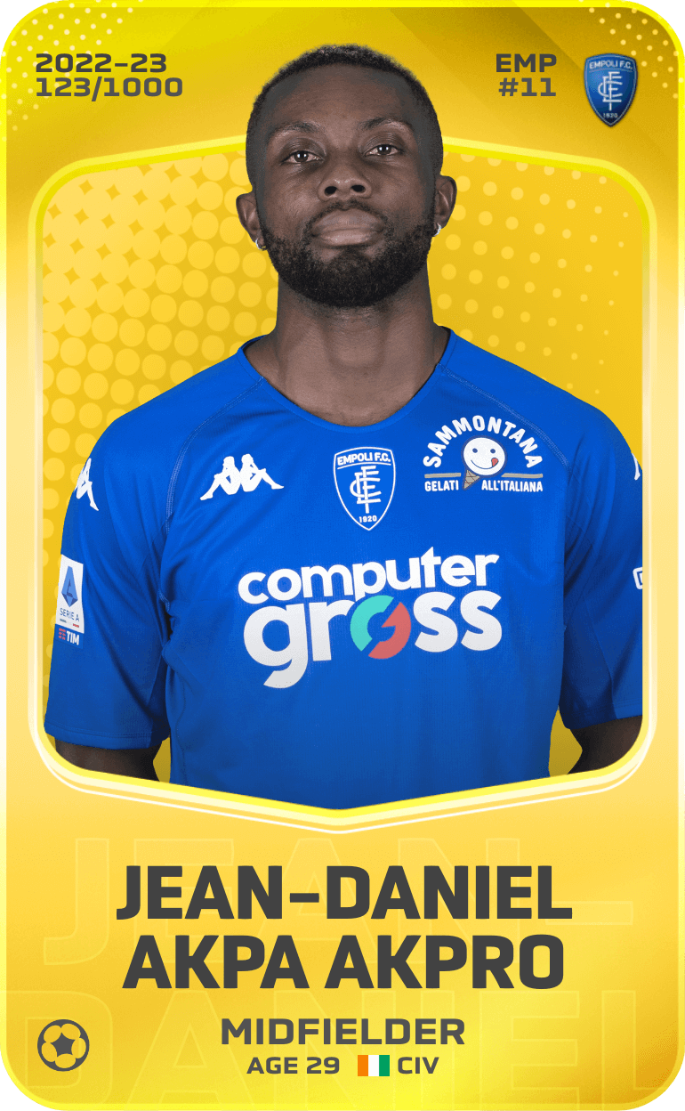 Jean-Daniel Akpa Akpro 2022-23 • Limited 123/1000