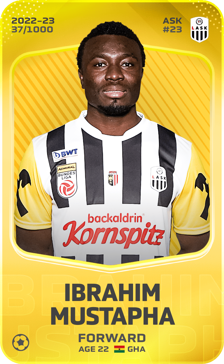 Ibrahim Mustapha 2022-23 • Limited 37/1000