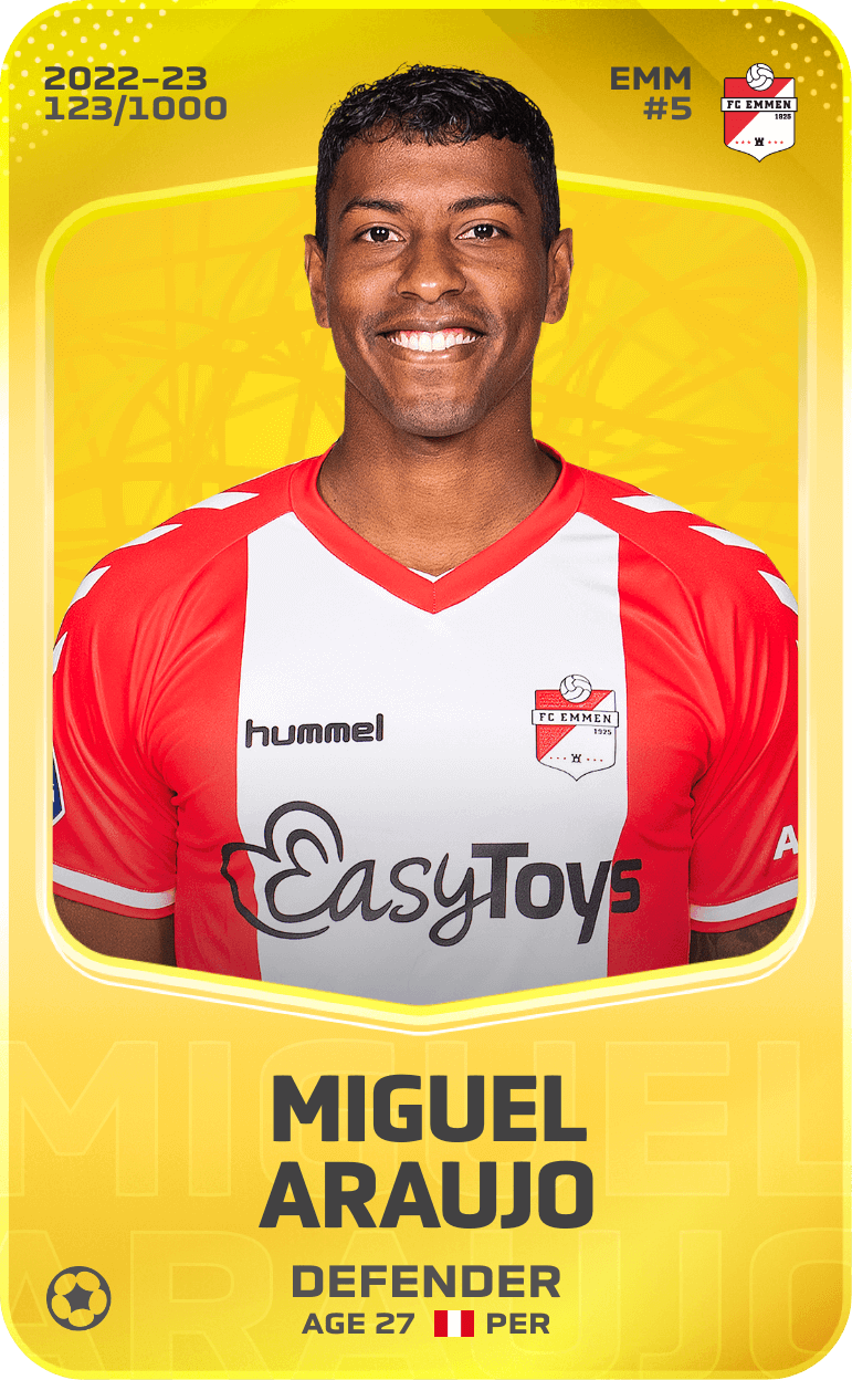 Miguel Araujo 2022-23 • Limited 123/1000