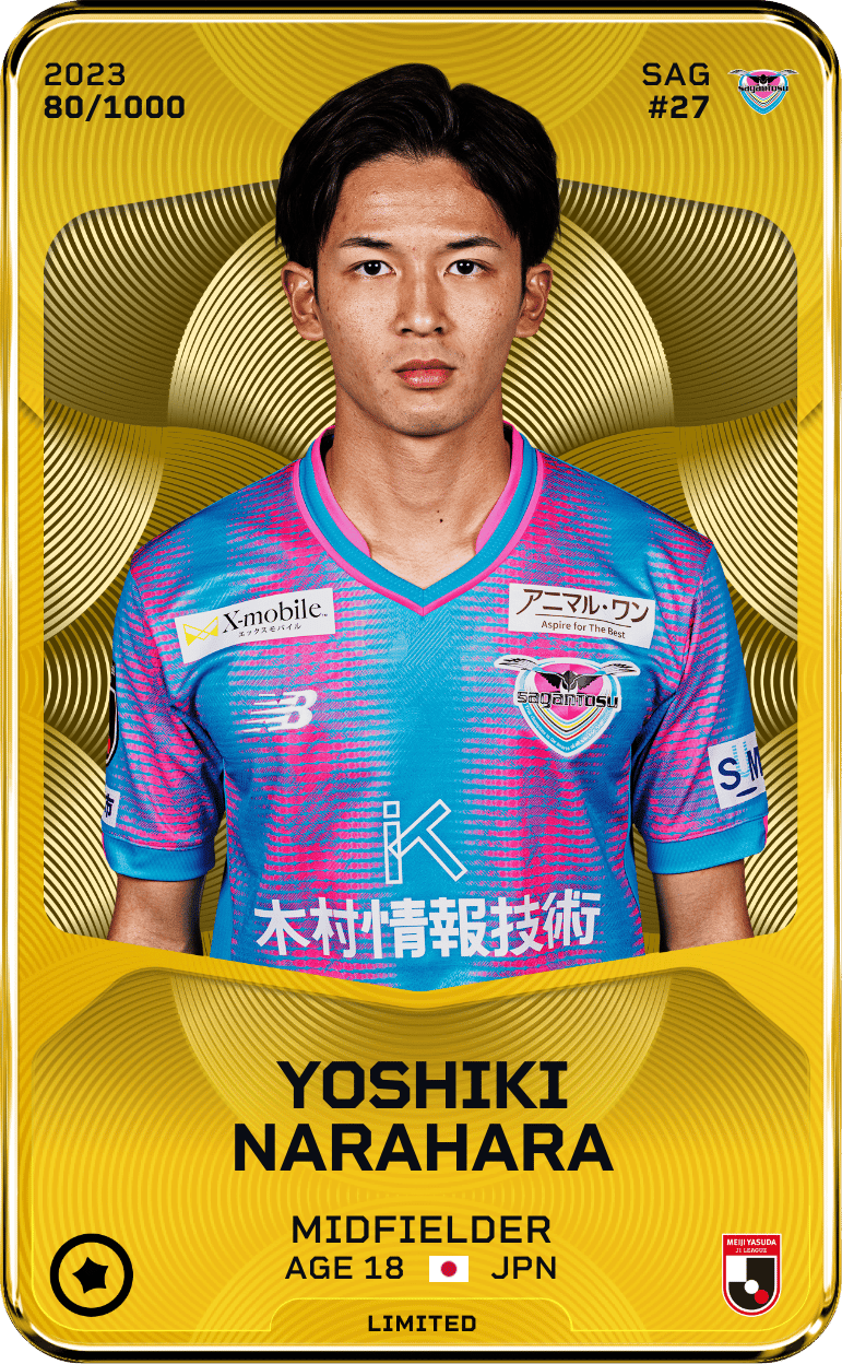 Yoshiki Narahara 2023-24 • Limited 80/1000