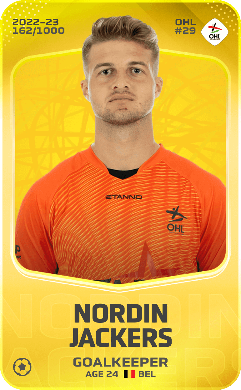 Nordin Jackers 2022-23 • Limited 162/1000