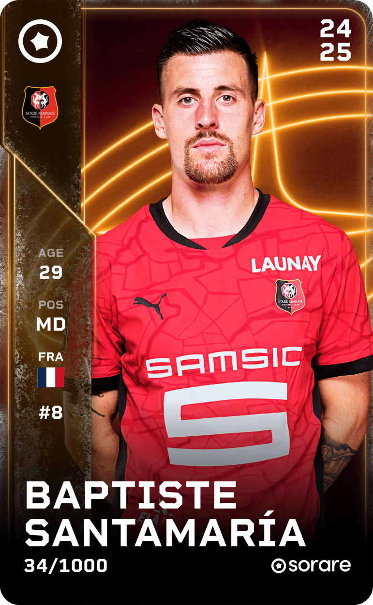 Baptiste Santamaría 2024-25 • Limited 34/1000