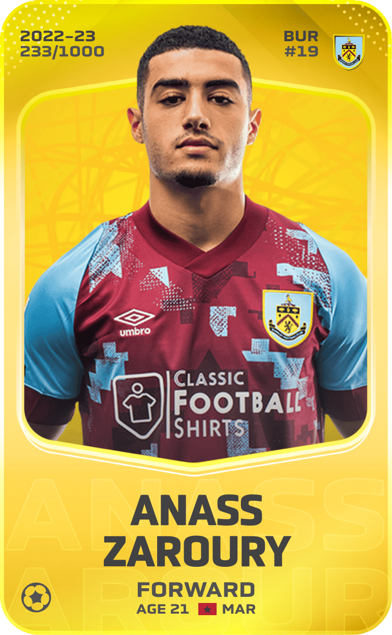 Anass Zaroury 2022-23 • Limited 233/1000