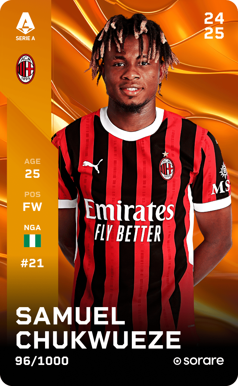 Samuel Chukwueze 2024-25 • Limited 96/1000
