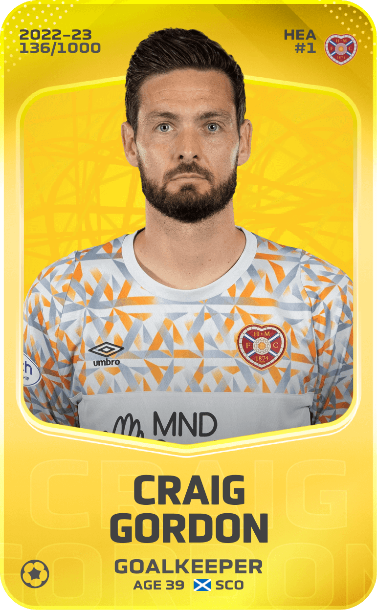 Craig Gordon 2022-23 • Limited 136/1000