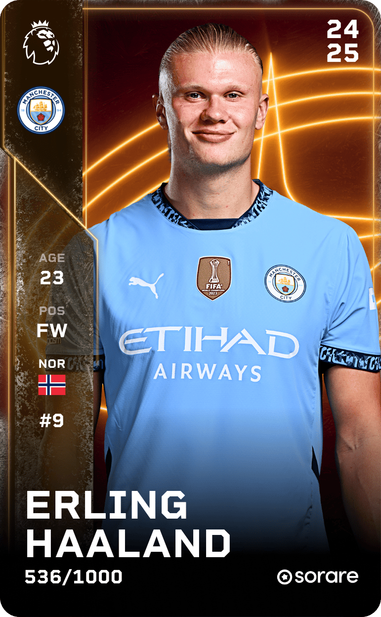 Erling Haaland 2024-25 • Limited 536/1000