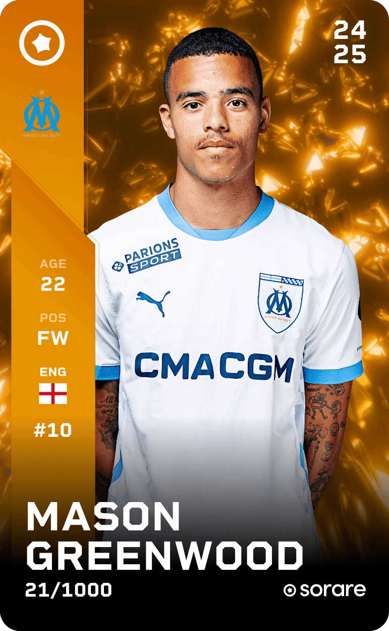 Mason Greenwood 2024-25 • Limited 21/1000