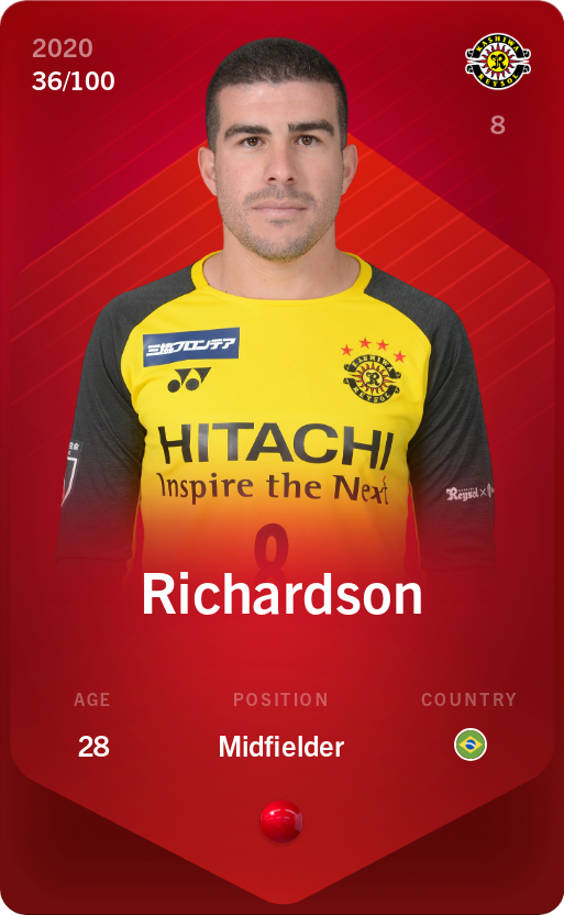 Sorare - Sorare Official - Richardson 2020-21 • Rare 36/100 - NFT # 34658146783033123288397500264863444155602248126007389986803961581082377231736