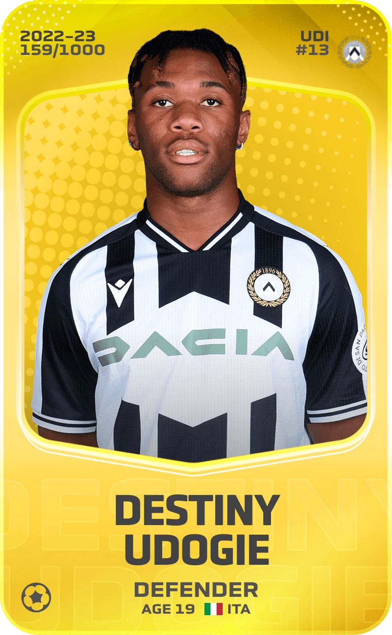 Destiny Udogie 2022-23 • Limited 159/1000
