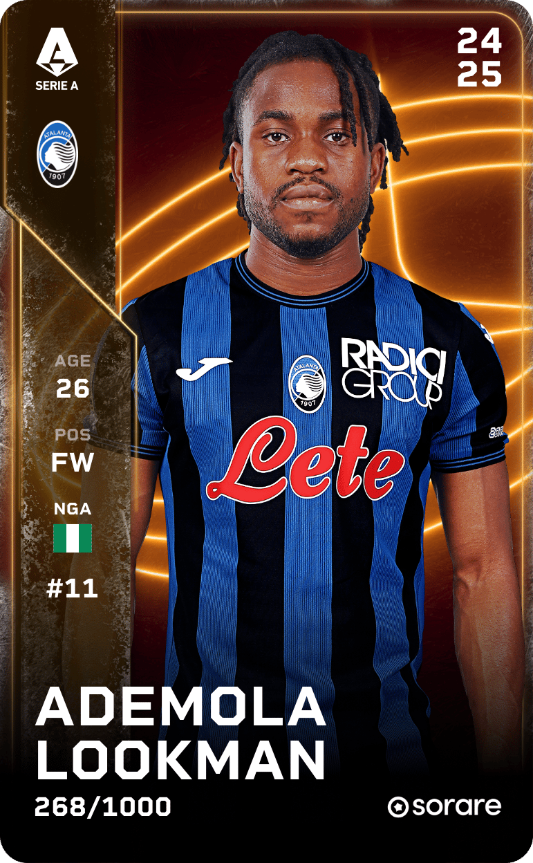 Ademola Lookman 2024-25 • Limited 268/1000