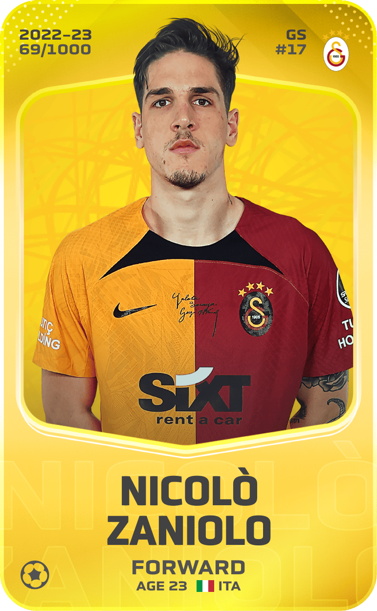 Nicolò Zaniolo 2022-23 • Limited 69/1000